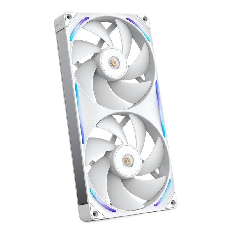Nzxt Ventilateur supplémentaire NZXT F280X 280mm 2400RPM RGB double 140mm White