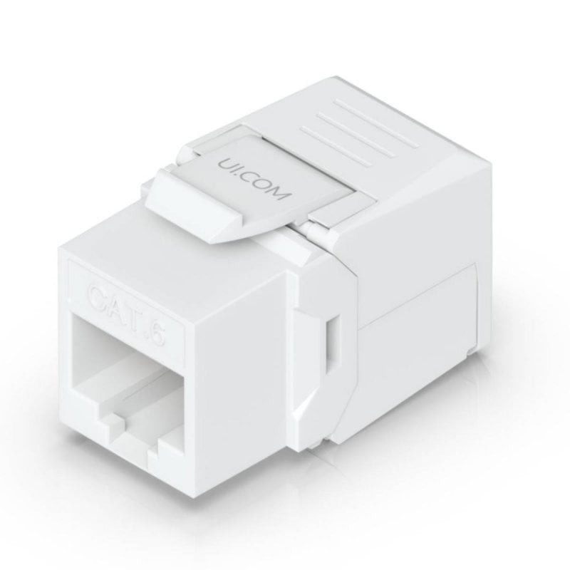Ubiquiti UACC-Keystone-Coupler-C6 Coupleur Cat6 Pack de 12 unités Polycarbonate White