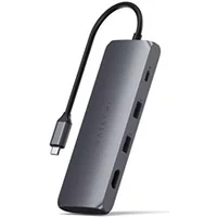 HUB USB-C 4 EN 1 AVEC EMPLACEMENT POUR SSD GRIS