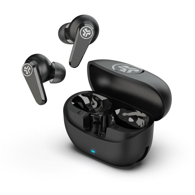 JLAB Auriculares JLab Go Pods ANC inalámbricos Bluetooth Cancelación de Ruido Micrófono IP55 negros