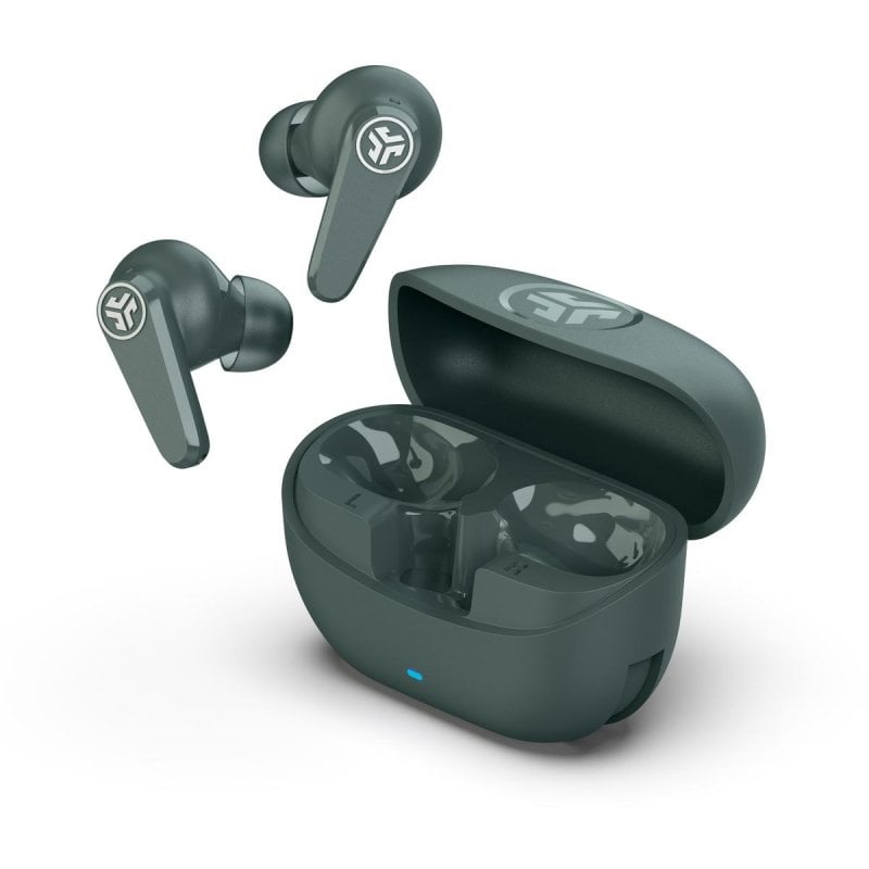 JLAB Auriculares JLab Go Pods ANC inalámbricos Bluetooth con Cancelación de Ruido, Micrófono, resistencia IP55, verde sage