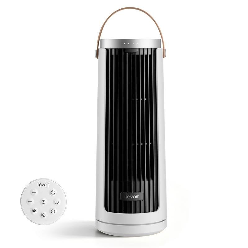 levoit Ventilateur Colonne Levoit Windi Mini Plus White Ultra Silencieux Minuterie Compact
