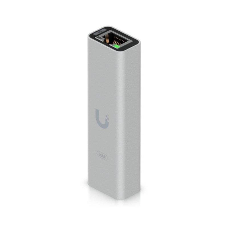Ubiquiti Adaptateur Ethernet Ubiquiti UACC-ADAPTER-RJ45-USBC-5GE 5GbE USB-C Aluminium