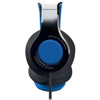 Gioteck TX30 Ecouteurs avec micro circum aural filaire bleu