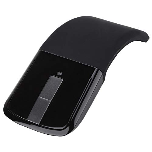 Dpofirs Ratón Inalámbrico Ergonómico,Mouse Aplanamiento Plegable,Bajo Ruido Inalámbrico Arc Mouse Touch Universal,Alta Sensibilidad 4 Teclas Rató