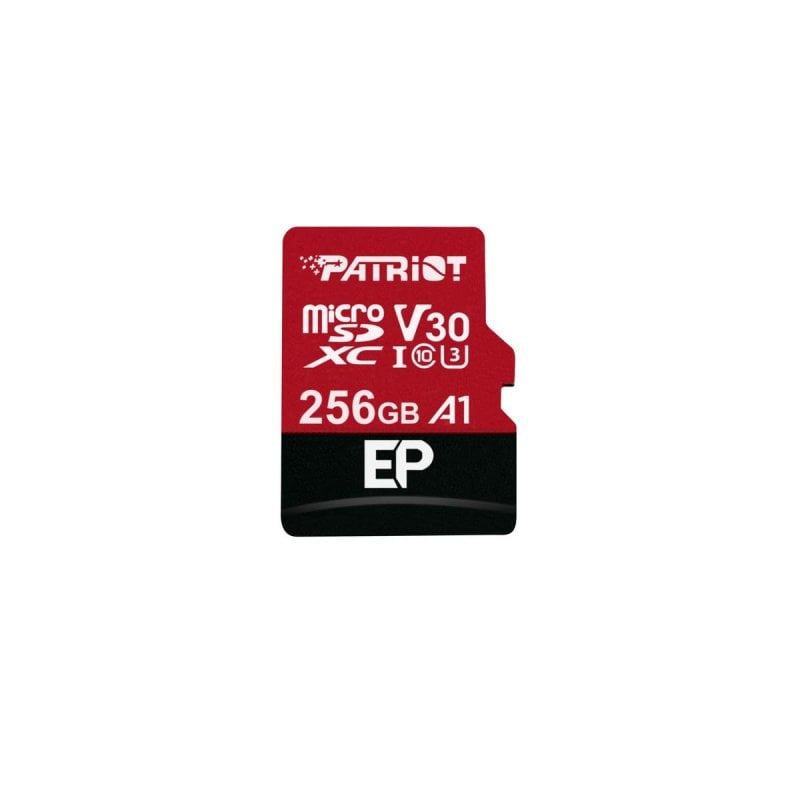 Patriot Carte microSDXC Patriot PEF256GEP31MCX 256GB Classe 10 U3 V30 100MB s
