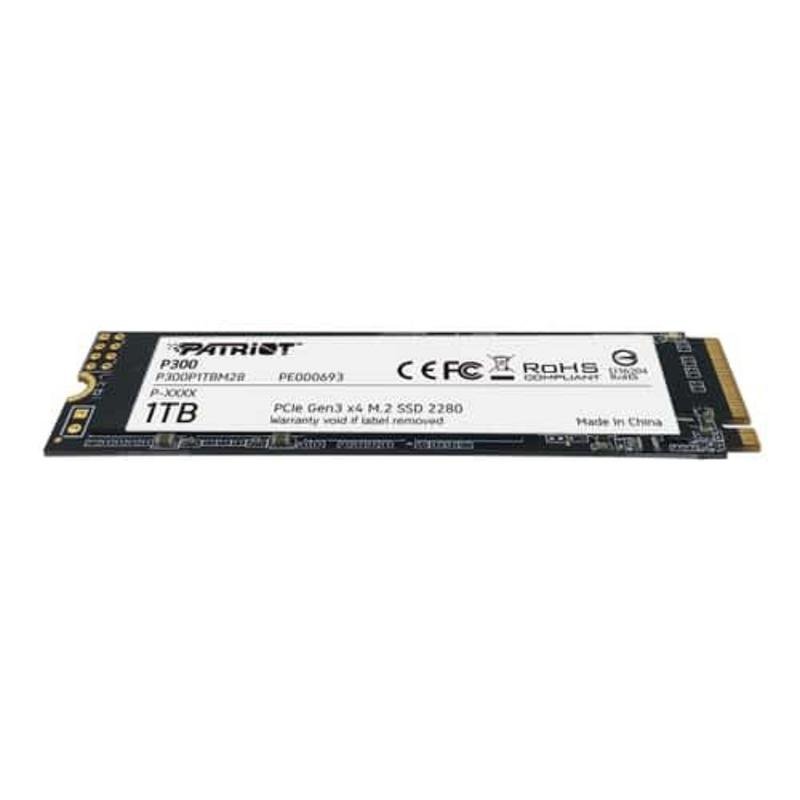 Patriot Disque Dur Patriot P300 1,02TB SSD M.2 2100MB s PCIe 3.0 NVMe 3D NAND