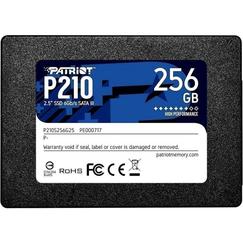 Patriot P210 2,5 SSD 256 Go SATA 3
