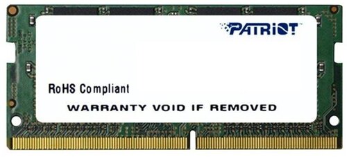 Patriot Mémoire RAM Patriot Signature Line PSD416G32002S 16GB 1x16GB DDR4 3200MHz CL22 SO-DIMM