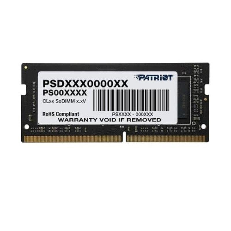 Patriot Mémoire RAM Patriot Signature Line PSD432G32002S 32GB 1x32GB DDR4 3200MHz CL22 SO-DIMM