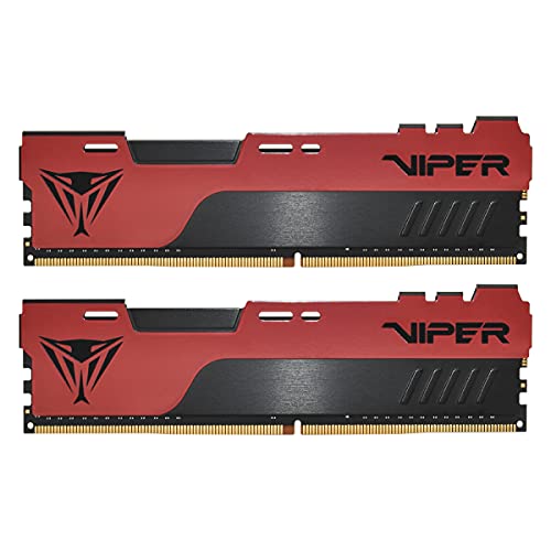 Patriot Memory Viper Elite II DDR4 3600 32Go (2x16Go) C20 Mémoire RAM Haute Performance XMP 2.0 Noir Rouge
