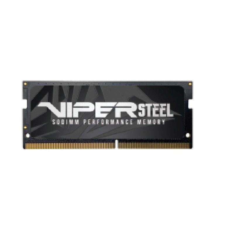 Patriot Mémoire RAM Patriot Viper Steel 8GB 1x8GB DDR4 3200MHz SO-DIMM Dissipateur