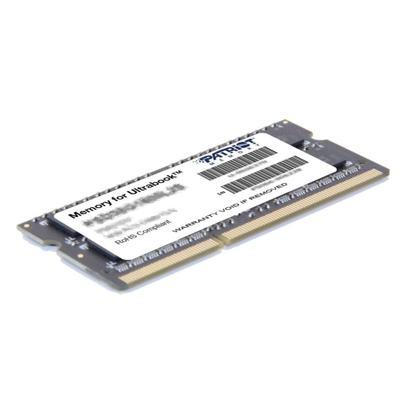 Patriot Mémoire RAM Patriot 8GB 1x8GB DDR3 1600MHz SO-DIMM 204-pin Non-ECC Unbuffered