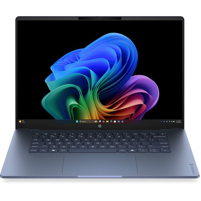 PC Portable HP OmniBook 5 16 bf0017nfx Windows 11 16 2K OLED Snapdragon X X1 26 100 RAM 16Go Stockage 512Go Aluminium
