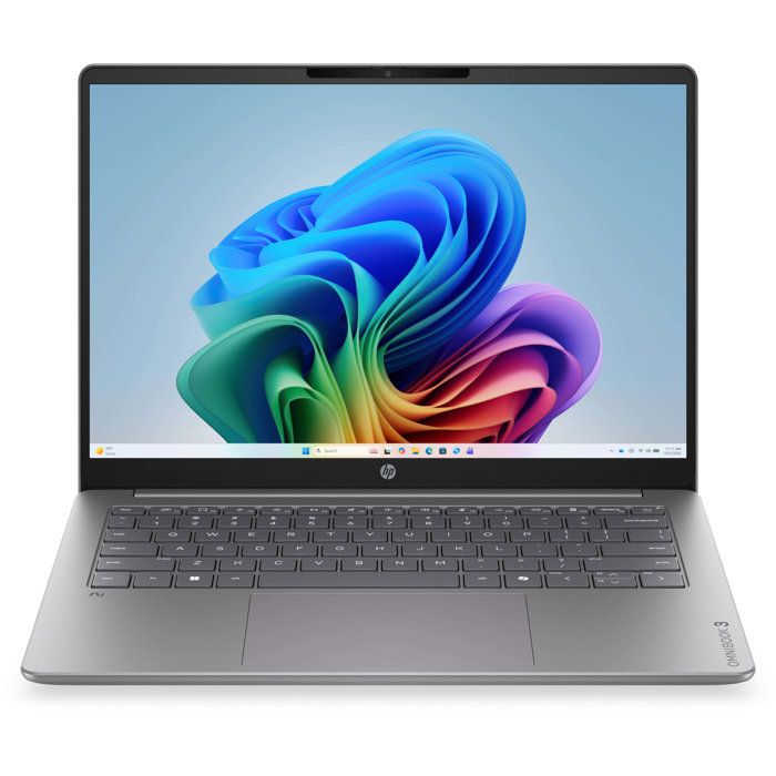 PC Portable HP OmniBook 3 14 hz0022nfx Windows 11 14 2K IPS Snapdragon X X1 26 100 RAM 16Go Stockage 512Go Aluminium
