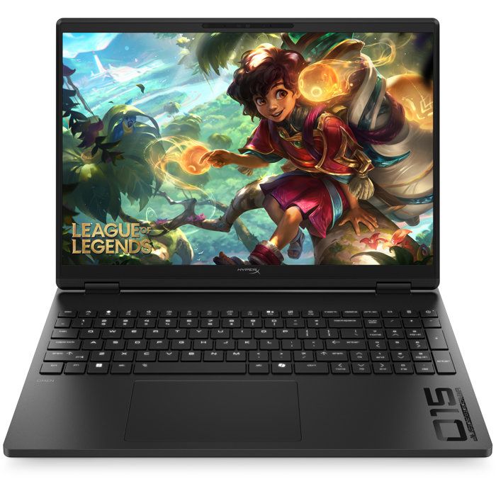 PC Portable Gamer HyperX OMEN 15-gb0007nf - Sans Windows - 153 2K 165Hz - RTX 5060 - Ryzen 7 260 - 16Go - 512Go SSD - AZERTY