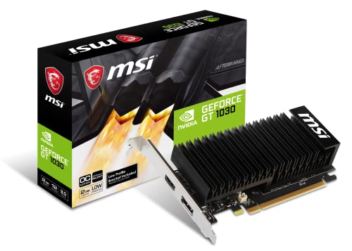 MSI Carte Graphique MSI GT 1030 2GHD4 LP OC 2GB GDDR4 Low Profile Passive