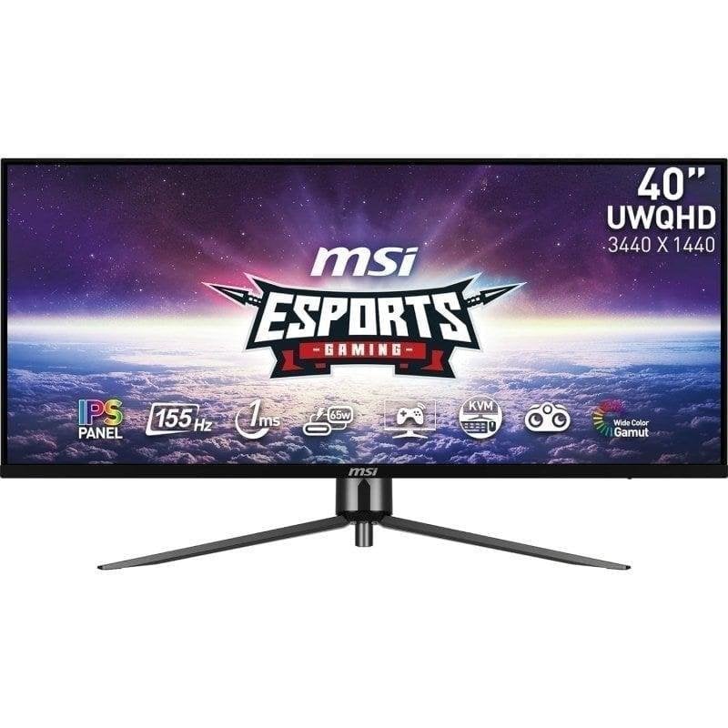 MSI Écran PC MSI MAG401QR 40 UWQHD 155Hz IPS UltraWide HDR400 USB-C 1ms