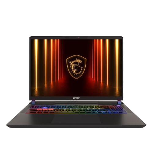 msi Vector 16 HX AI Ordinateur portable de jeu 16 pouces Écran 144 Hz Intel Core Ultra 7 255HX 16 Go DDR5 RAM 1 To PCIe SSD NVIDIA GeForce RTX 5070 Ti 12 Go Windows 11 Cosmos Gris VECTOR16HXA2275