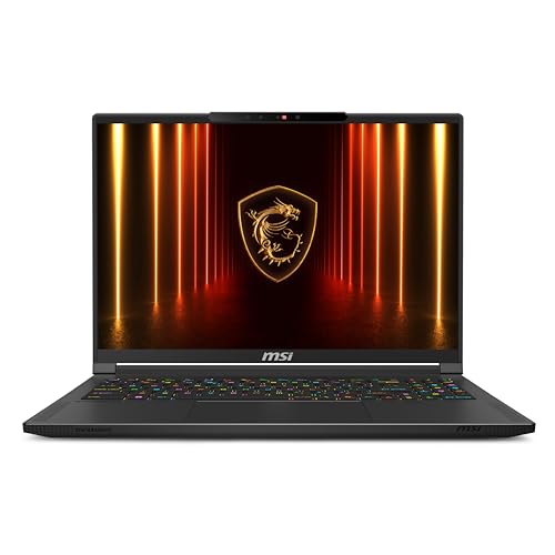 MSI Ordinateur portable de jeu Stealth A16 AI 16 240 Hz QHD OLED AMD Ryzen AI 9 HX 370, NVIDIA Geforce RTX 5080, 32 Go DDR5, 2 To NVMe SSD, Wi-Fi 7, Win 11 Home Core Black A3XWIG-076US