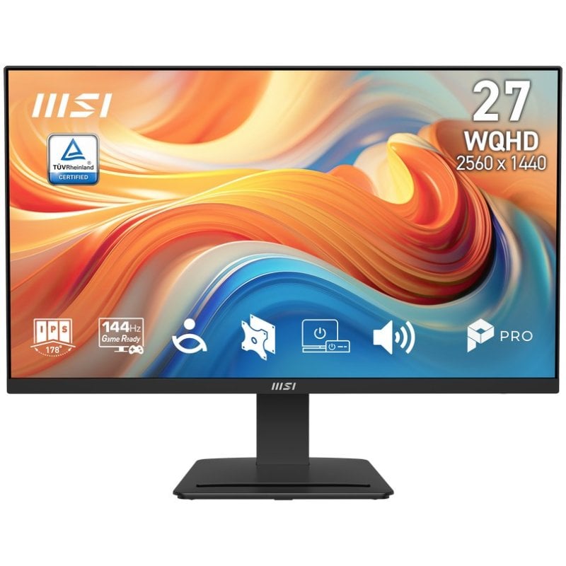 MSI Écran PC MSI Pro MP273Q E14 27 WQHD 144Hz IPS 4ms Haut-parleurs