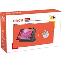 Pack Tab 10,1 64 Go Grey Luna  Coque de protection Grey Ecouteurs sans fil Lenovo E310 White