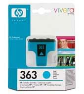 HP Cartouche N° 363 Cyan - C8771EE