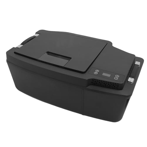 YUJIEE 20L Car Freezer for Model 3, Mini Portable Freezer Compressing Cooling Technology, APP Control with LCD Display, LED Light