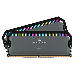 Corsair Dominator DDR5 32 Go 2x16Go 6000 MHz CL30 Grey