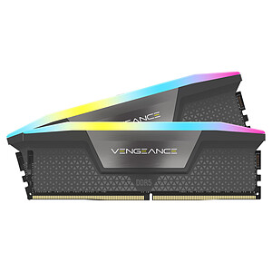 Corsair Corsair Vengeance RGB DDR5 6000 MHz 64 Go 2 x 32 Go CL40 AMD optimisé