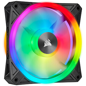 Corsair QL120 RGB - Black - 120 mm ( 5 de rA©duction avec le code promo VAULT )