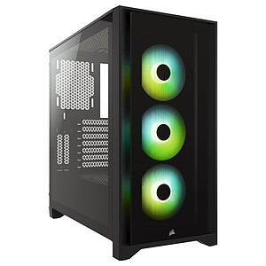 Corsair iCUE 4000X Tempered Glass Black
