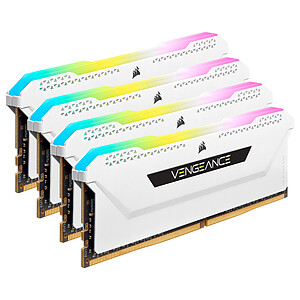 Corsair Vengeance PRO SL Series 32 Go 4x8Go DDR4 3200 MHz CL16 White
