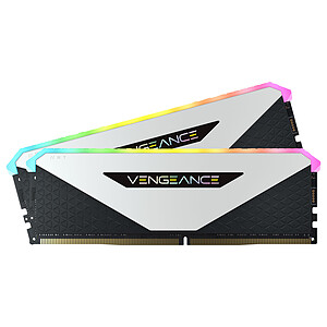 Corsair Vengeance RT 16 Go 2x8Go DDR4 3200 MHz CL16 White
