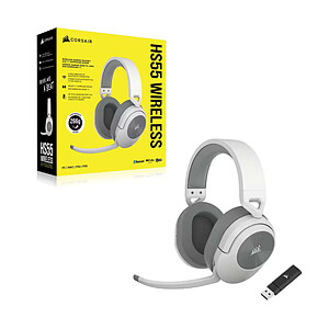 Corsair HS80 Max Wireless Casque de Jeu Multiplateforme avec Bluetooth -  Dolby Atmos - Microphone de Qualité Professionnelle - Compatible iCUE - PC,  Mac, PS5, PS4, Mobile - Gris Acier : : High-Tech