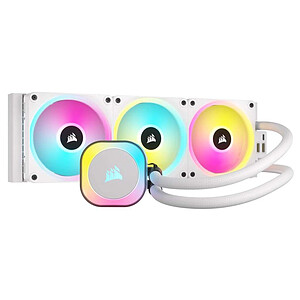 Corsair Kit de refroidissement liquide Corsair iCUE LINK H150i RGB AIO White