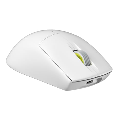 Corsair M75 AIR Souris Gaming FPS sans Fil Ultra légère - 26000 DPI - Entrée Ultra Rapide - Forme symétrique - Compatible iCUE - PC, Mac - Blanc