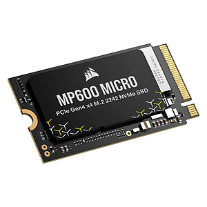 Corsair Corsair MP600 Micro SSD 1 To M 2 NVMe 2242 PCIe 4 0 Gen4 x4