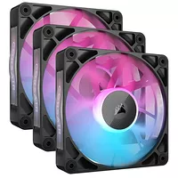 Corsair iCue Link RX120 RGB Kit de demarrage Black - 120 mm (Pack de 3)