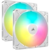 Corsair Corsair RS140 ARGB Double Pack Ventilateur PWM supplémentaire 140 mm White