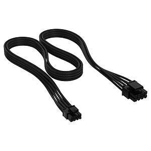 Corsair Premium Cable d alimentation EPS12V 8 broches type 5 Gen 5 Black
