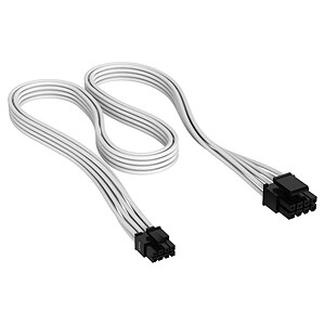 Corsair Premium Cable d alimentation EPS12V 8 broches type 5 Gen 5 White
