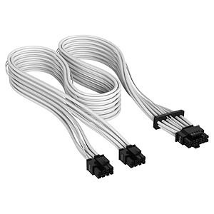 Corsair Premium Cable 600 W 12 4 broches PCIe Gen 5 12VHPWR White
