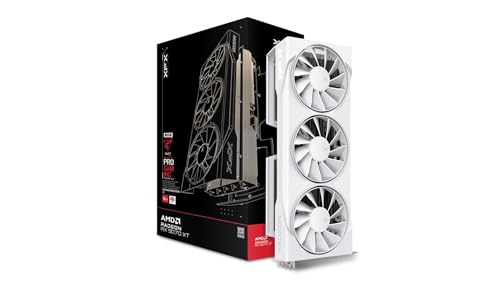XFX Swift AMD Radeon RX 9070XT White Triple Fan Gaming Edition avec 16 Go GDDR6