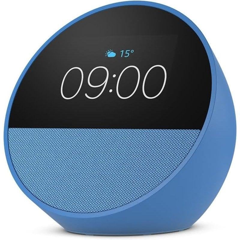 Amazon Haut-parleurs Amazon Echo Spot Blue avec Alexa et écran tactile 2,1W