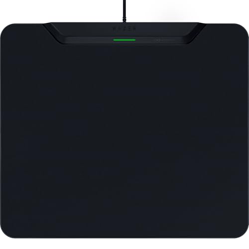 Razer HyperFlux V2 Tapis de souris de jeu sans fil avec palette, surface dure
