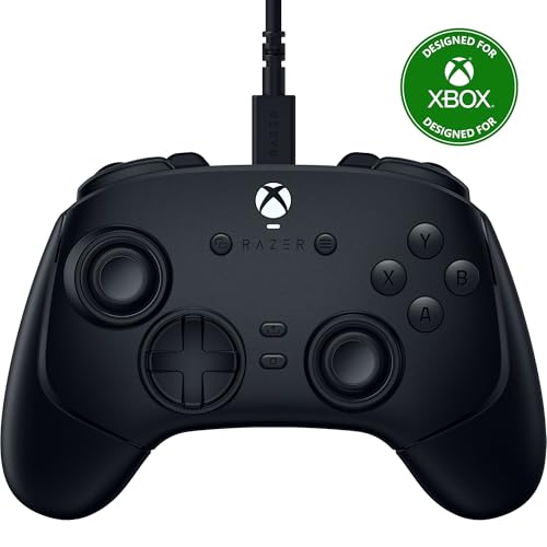 Razer Wolverine V3 Tournament Edition Manette de jeu filaire sous licence pour Xbox Series X |S, Xbox One, PC Windows – 6 boutons reprogrammables – déclencheurs rapides – câble USB-C – Mode tournoi