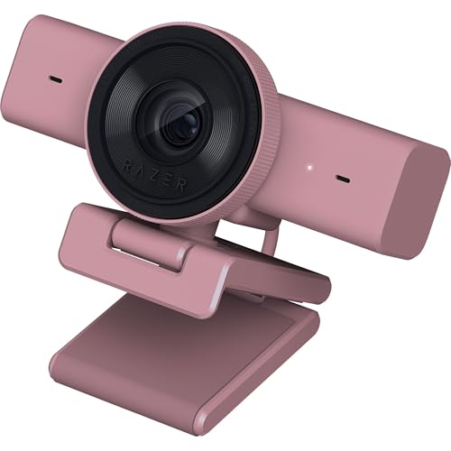 Razer Webcam de Streaming Kiyo V2 X 1440p 60 FPS - Mise au Point Automatique - Microphone intégré - Objectif Grand Angle - Obturateur de confidentialité intégré - Fonctionne avec OBS, Xsplit