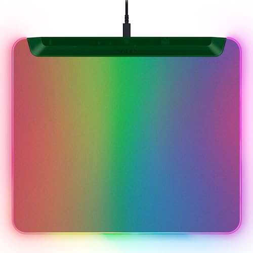 Razer Firefly V2 Pro Tapis de souris de jeu entièrement éclairé RVB Vert fantôme