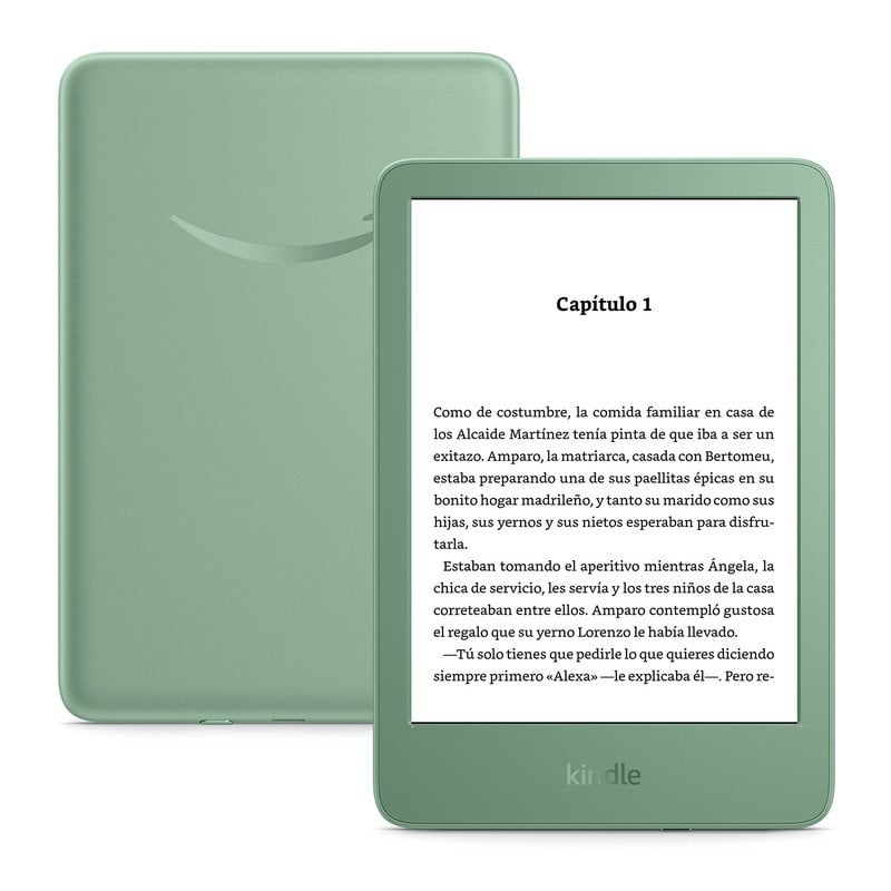 Amazon E-Book Kindle 6 16 Go avec publicité Matcha Green